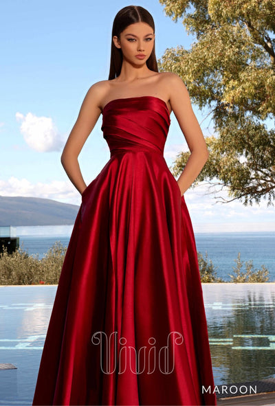 Nicoletta Anissa Gown NC2025 in Maroon / Reds