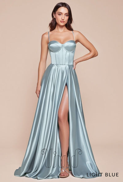 Vivid Formal Azura Ball Gown in Light Blue / Blues