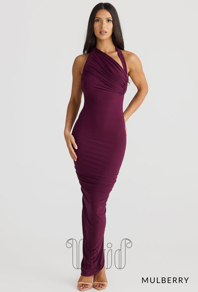 Melani The Label Chloe Dress in Mulberry / Purples