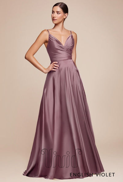 Vivid Core Laguna Gown in English Violet / Purples