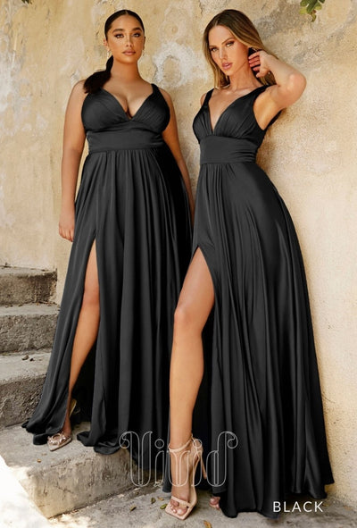 Vivid Core Fleur Gown in Black / Blacks