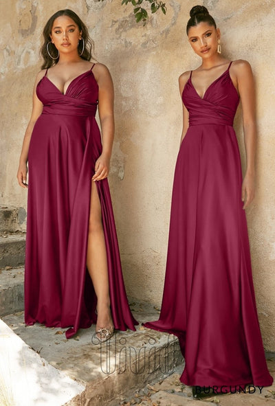 Vivid Core Laguna Gown in Burgundy / Reds